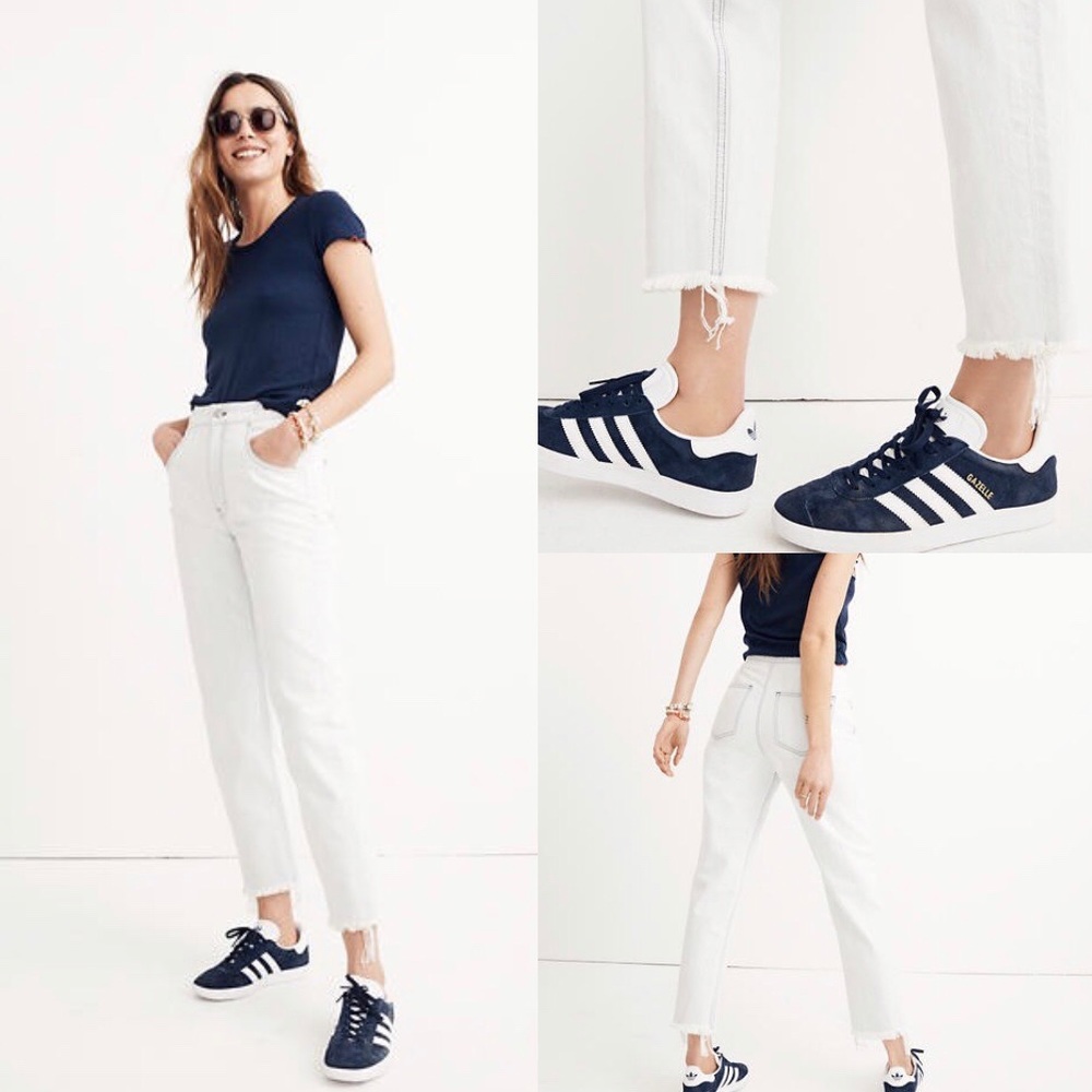 Madewell Tapered Wide-Leg Jeans